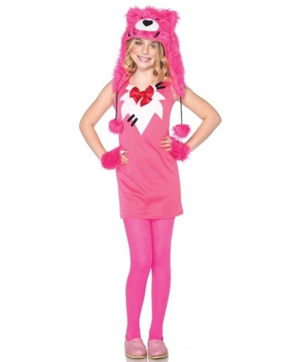 Leg Avenue roze beer kostuum voor kinderen 7-10 jaar (m)