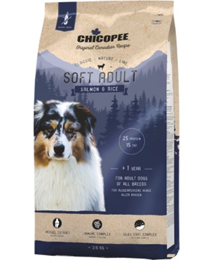 Chicopee CNL Soft Adult Salmon & Rice - Inhoud: 15 kg