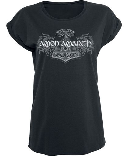 Amon Amarth Viking Horses Girls shirt zwart