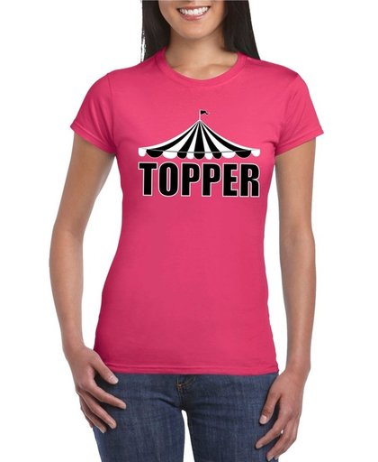 Toppers Pretty in Pink shirt Topper roze voor dames - Toppers dresscode 2018 L
