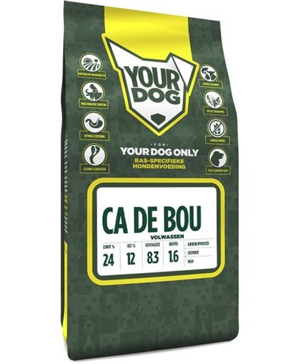 Yourdog ca de bou of majorcaanse mastiff hondenvoer volwassen 3 kg