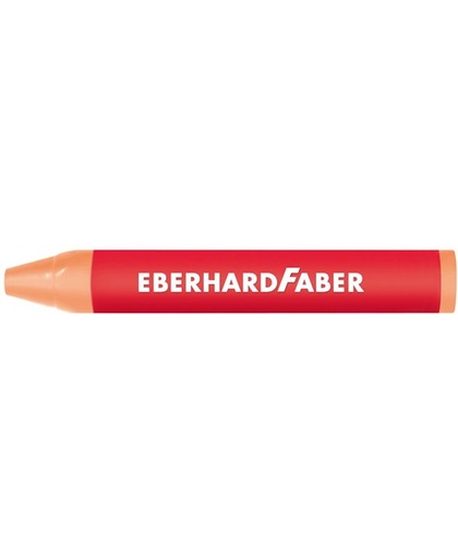 waskrijt Eberhard Faber 3-kantig watervast huidskleur fel