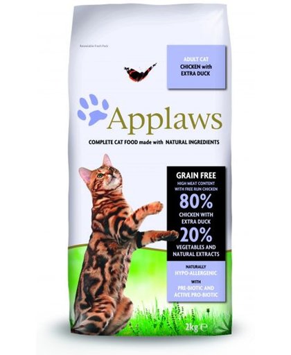 Applaws cat adult chicken / duck kattenvoer 2 kg