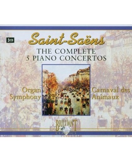 Saint-Saens: The Complete Five Piano Concertos / Comissiona, et al