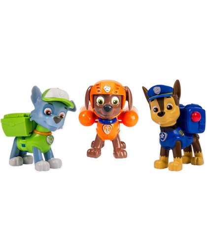 Paw Patrol Action Pup 3pk Online Exclusive 2 (Chase, Rocky, Zuma)