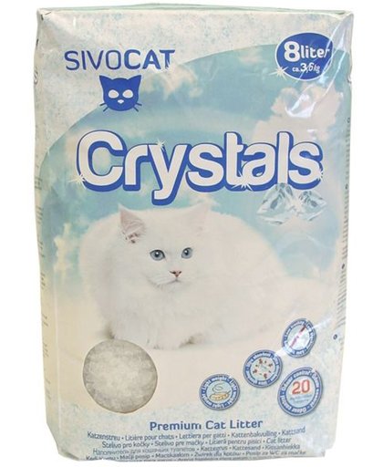 Sivocat Silicagel Crystals Kattenbakvulling - 8 l