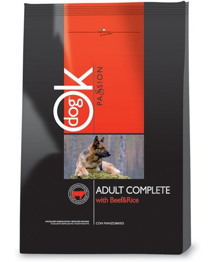 OK Passion Adult Complete Rund & Rijst - Hond - Droogvoer - 3 kg