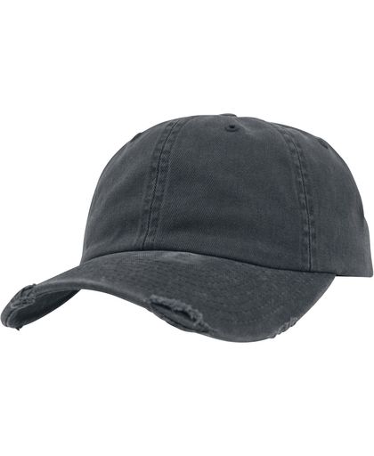 Yupoong Low Profile Destroyed Cap Strapback cap navy