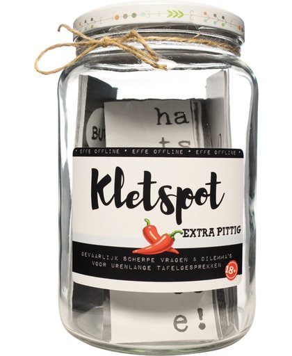 Kletspot Extra PITTIG - Kletskaarten - Kletsspel - 18+