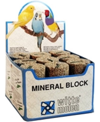 Witte Molen Mineraalblok Klein Fijn - Vogel - Aanvullend voer - 85 gr