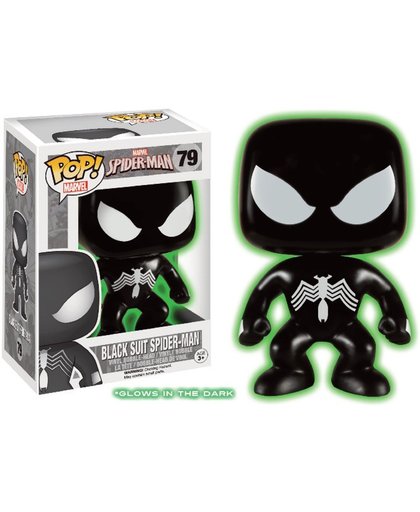 Funko: Pop Glow in the Dark Spider-Man Black Costume
