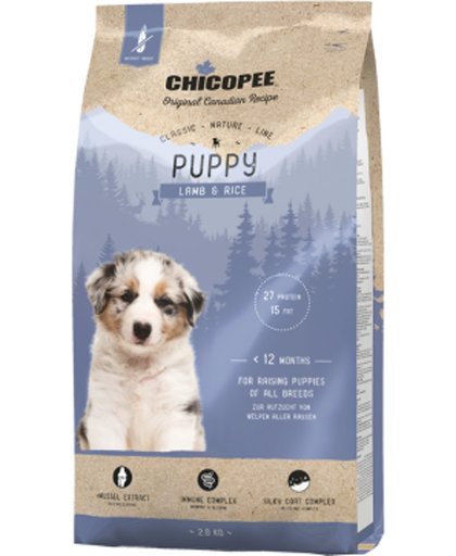 Chicopee CNL Puppy Lamb & Rice - Inhoud: 2 kg