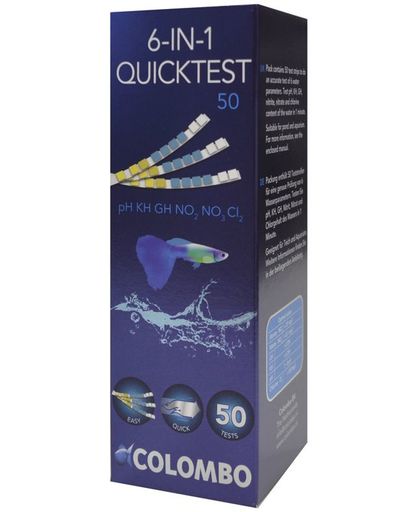 Colombo Quicktest 6 in 1 teststrips