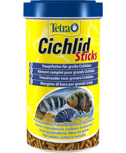 Tetra Cichlid Sticks - Chichliden En Grote Siervissen - 500 ml