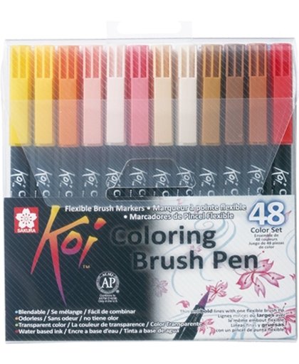 Koi Coloring Brush Pen 48 kleuren