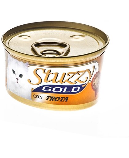 Stuzzy Gold Forel - Kat - Natvoer - 24 x 85 gr