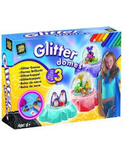 Glitter Domes hobbyset 3 stuks