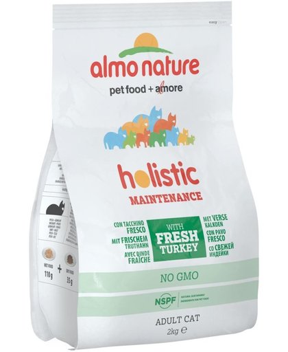 Almo Nature Holistic - Kalkoen - Kattenvoer - 2 kg