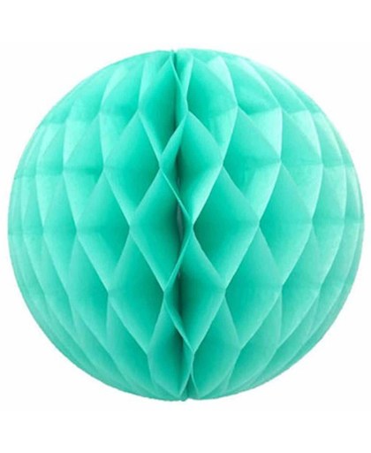 Mint Groene Honeycomb Bol - 30 cm