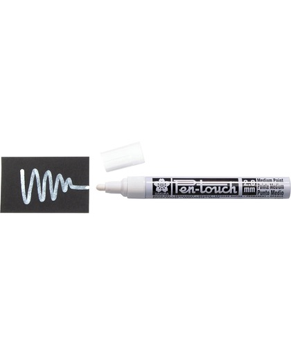 Pen-Touch decomarker decoratiestift wit met medium punt (2,0 mm)