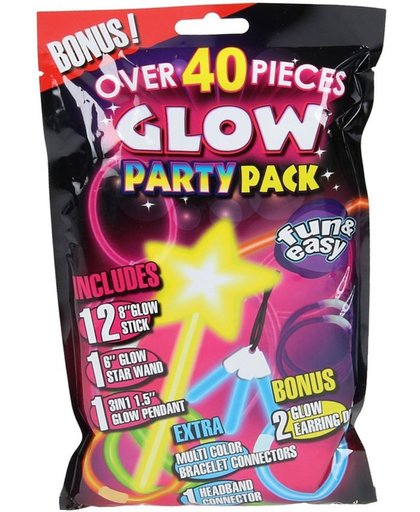 Amigo Glowsticks Feestverpakking 40-delig