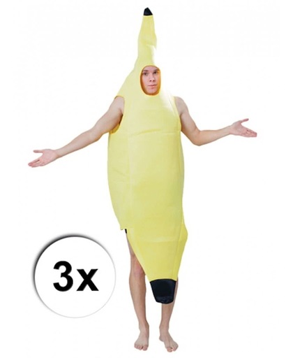 Bananentros set drie kostuums
