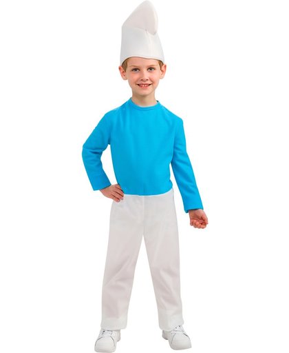 De Smurfen™ - Kostuum Smurf Kind - Maat 128/140
