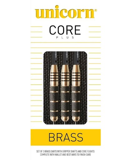 Unicorn - Core Plus Brass - 27 gram - dartpijlen