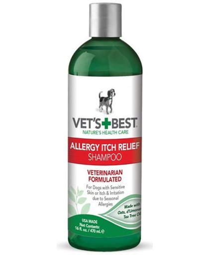 Vets best allergy itch relief shampoo 470 ml