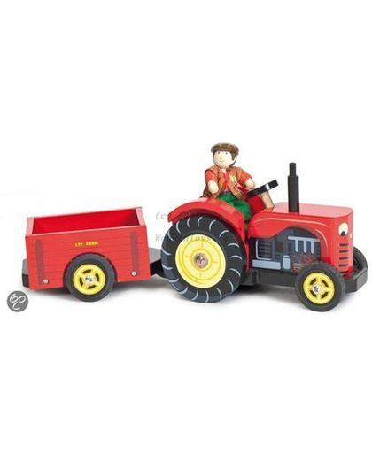 Le Toy Van Speelgoedvoertuig Boer Bertie's Tractor - Hout
