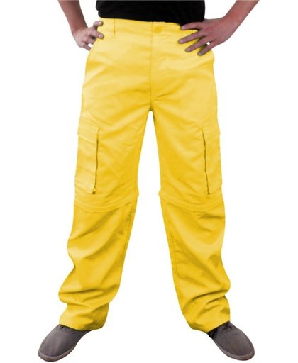 Fluor Gele Broek - Neon Yellow Pants Dames 36 / Heren 46