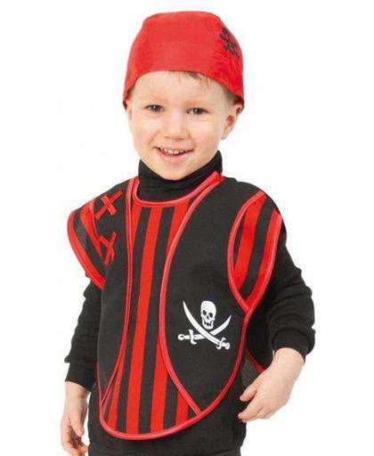 Peuter verkleedkleding poncho piraat 86