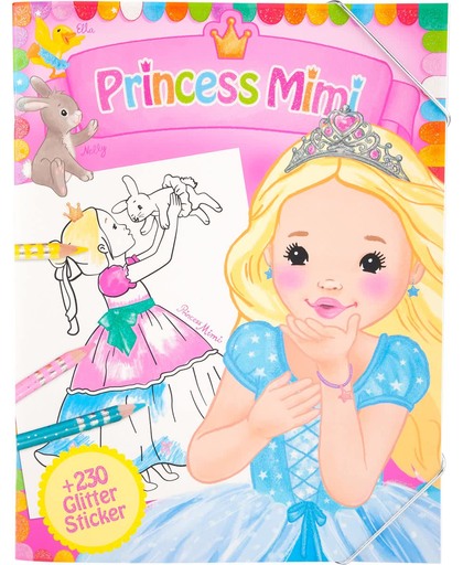 My style princess mimi kleurboek met glitterstickers