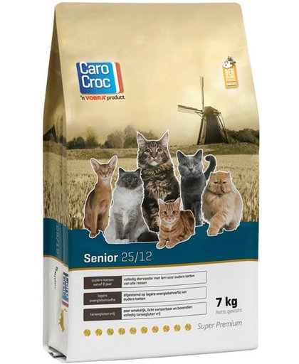 Carocroc Senior - Lam en Rijst - Kattenvoer - 7 kg