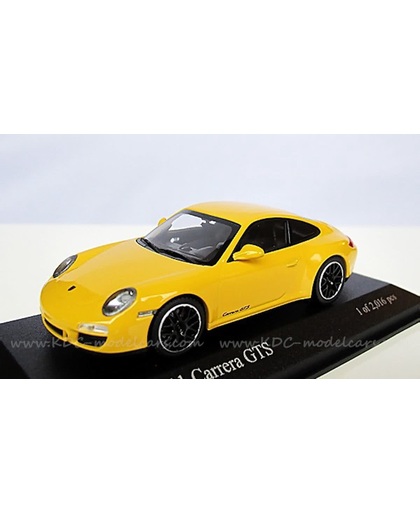 Minichamps 1:43 Porsche 911 (997 mkII) Carrera GTS - 2011, Speedgeel, Limited Edition 1/2016