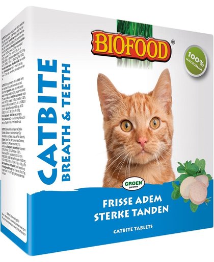 Biofood Catbite Breath & Teeth - Kat - Snack - Glutenvrij - 2 x 60 gr
