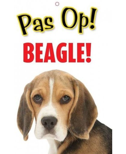 Beagle Waakbord Pas op!