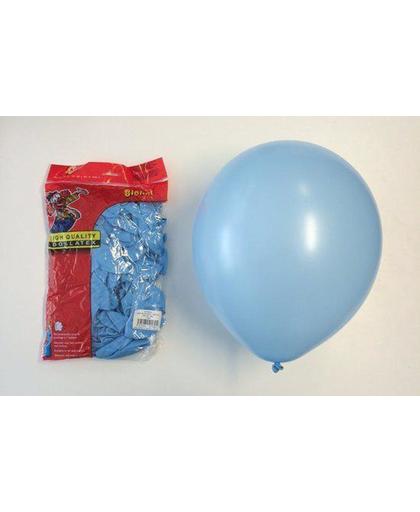 Zak met 100 ballons no. 12 lichtblauw