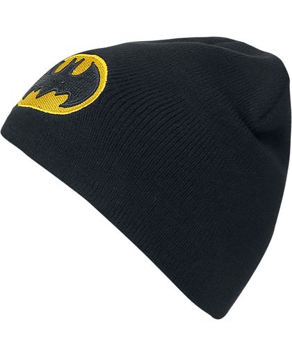 Batman Classic 3D Logo Beanie zwart