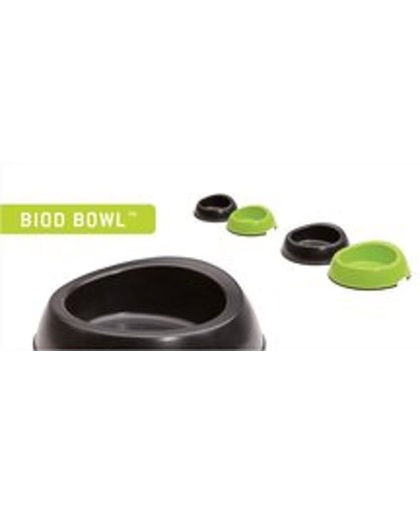 Maelson Biod Bowl 035 robuste, stevige voer/drinkbak voor honden en katten, zwart, gemaakt van bamboovezels