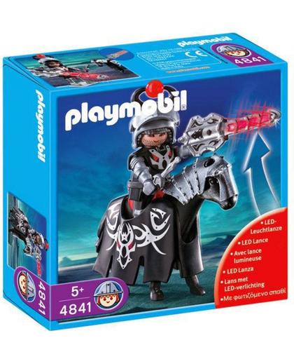 Playmobil Zwarte Drakenridder met Led Verlichte Lans - 4841