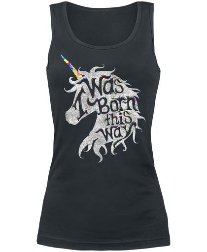 Goodie Two Sleeves I Was Born This Way Girls top zwart