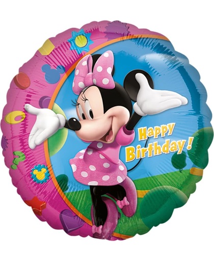Minnie Mouse Happy Birthday verjaardagsballon