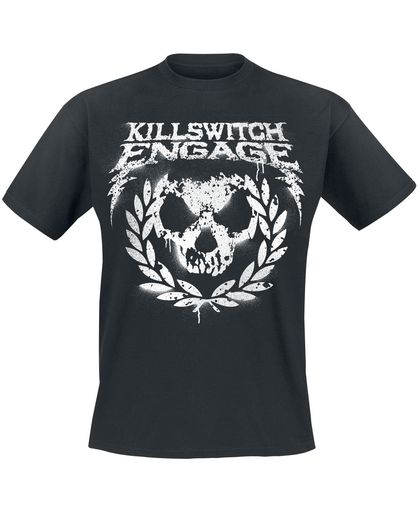 Killswitch Engage Skull Leaves T-shirt zwart