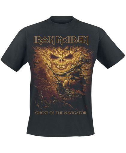 Iron Maiden Ghost Of The Navigator T-shirt zwart
