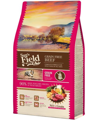 Sam's Field Adult High Meat & Grain Free Rund 2.5 kg
