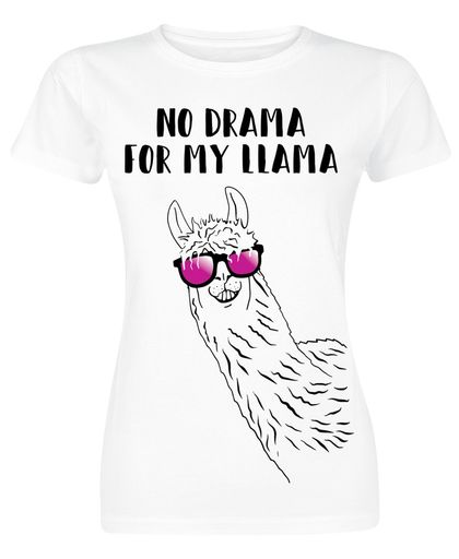 No Drama For My Llama Girls shirt wit