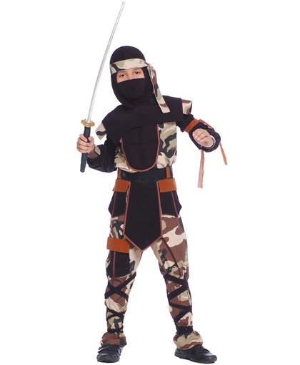 kinderkostuum - Commando ninja - 7 - 9 jaar