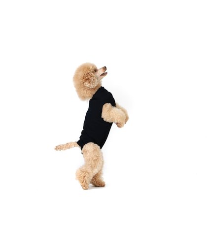 Suitical recovery suit hond zwart s 43-51 cm
