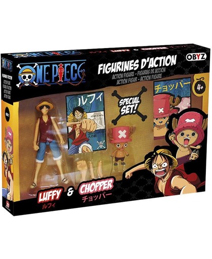 ONE PIECE - Pack Figurines - Luffy et Chooper 12 Cm